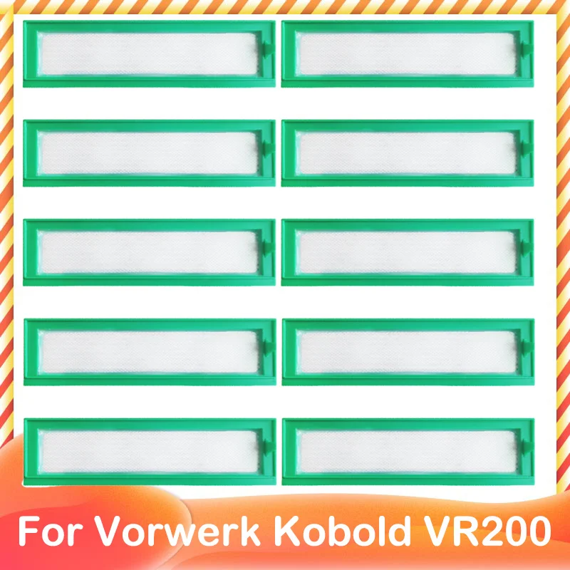 Filtros Hepa Substituição para Vorwerk Kobold Vr200 vr 200 Robô Aspirador de pó Peças Acessórios