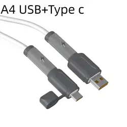 Silicone USB - C Charger Cable Protector and Organizer (A4)
