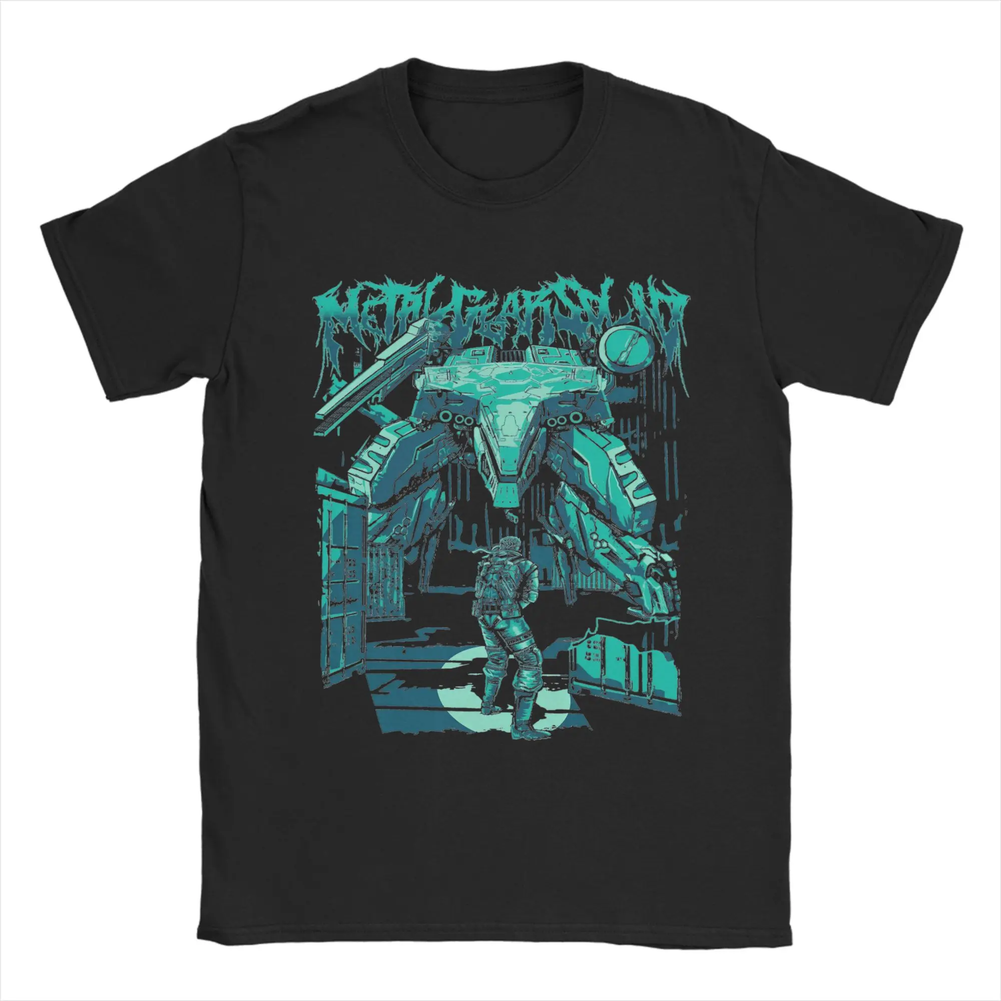 Men's 100% Cotton Funny Gaming Graphic T-Shirt - Crewneck, Short Sleeve
