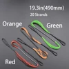 Archery Bowstring Crossbow String Replacement String Hmpe 1600d Bowstring Material For Adder Ek R9 And Others Red/green 3