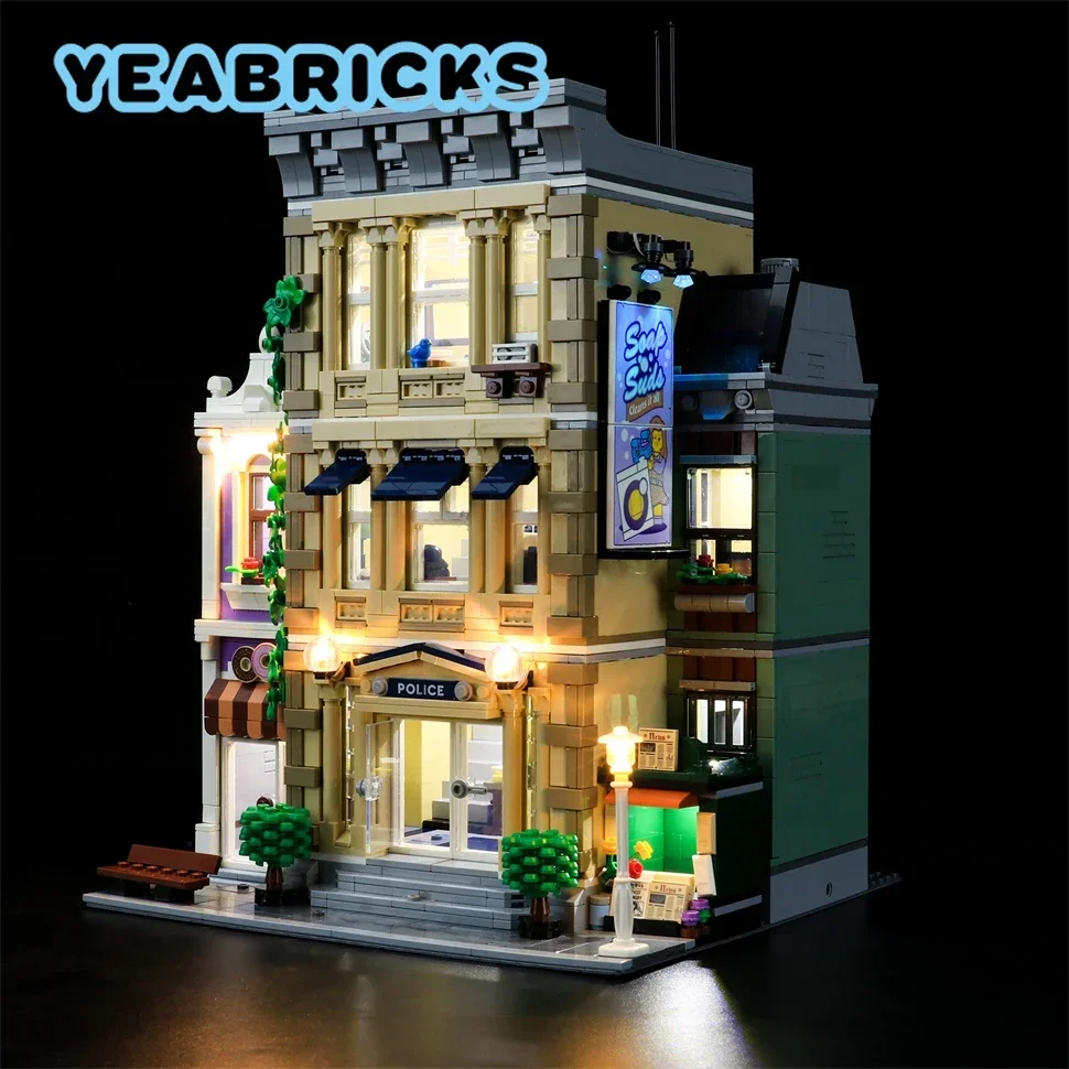 

YEABRICKS LED Light Kit for 10278 Police Station Building Blocks Set (NOT Include the Model) Bricks Toys for Children Accessorie