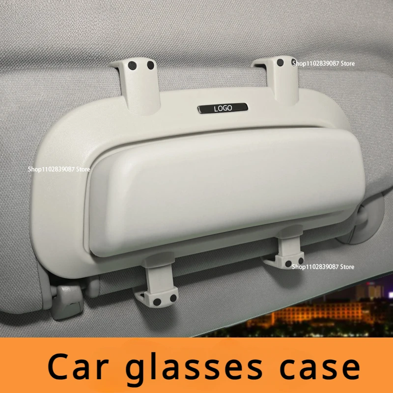 

Аксессуары для автомобильных очков, универсальный зажим для солнцезащитного козырька, зажим для очков основного водителя, автомобильная коробка для хранения, аксессуары для очков в оправе