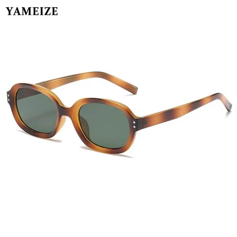 

YAMEIZE Luxury Sunglasses Women Men Vintage Nail Punk Small Frame Sun Glasses Fashion Female Trendy Brand Designer Uv400 Shades