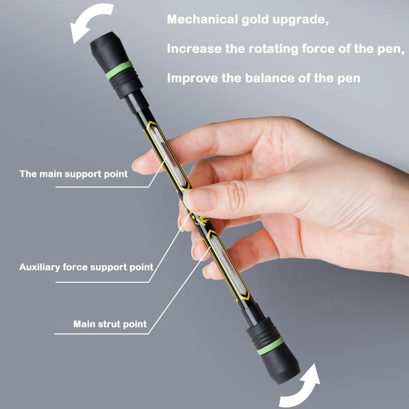 1PC Spinning Pen Creative Random Rotating Gaming Gel Pens New Student Gift Toy Release Pressure Comfortable Penspinning Pen