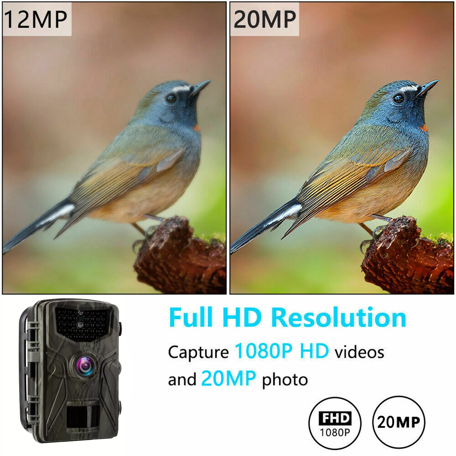 20MP 1080P Hunting Trail Camera Wildlife Tracking Surveillance HC804A Infrared Night Vision Wild Cameras Photo Traps 6