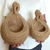 Wall-mounted Vegetable Basket Fruit and Sundry Basket Natural Wicker Weave Storage Basket Kitchen Storage Home Decoration 2