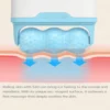 S30 Double Roller Facial Ice Compress Handheld  Skin Rejuvenation Beauty Device Mini Double Head Microneedle Ice Roller,Please P 3