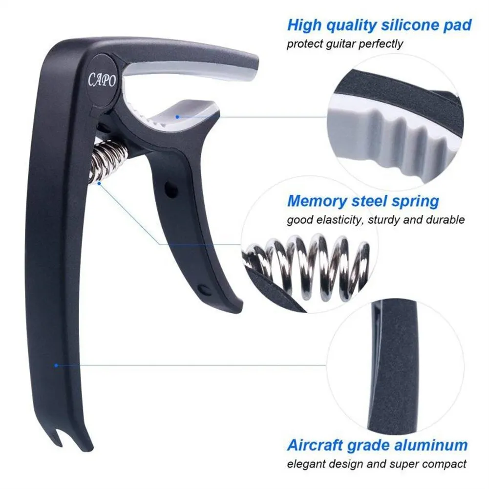 Plastic Guitar Capo for 6 String Acoustic Classic Electric Guitarra Tuning Clamp Musical Instrument Accessories