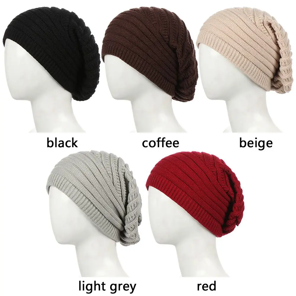 Pack De 4 Gorros Holgados Para Hombre Y Mujer - Suaves, Ligeros Y Elásticos, Ideales Para Invierno Y Uso Diario