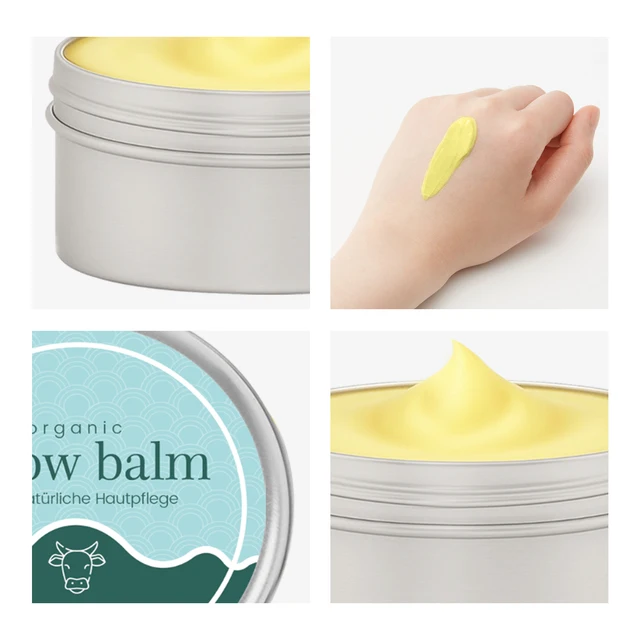 Tallow baume visage 100g crème naturelle de graisse de vache pour tous les Types de peau réparation et nourrir la peau hydratant longue durée avec huile de Jojoba 1