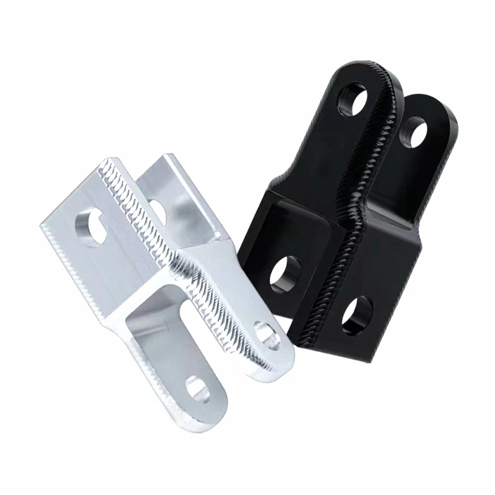 Motorcycle Modify Rear Shock Round End Change Fork End Accessories Universal 20mm Dual Fork Port Rear Shock Height Increase Part