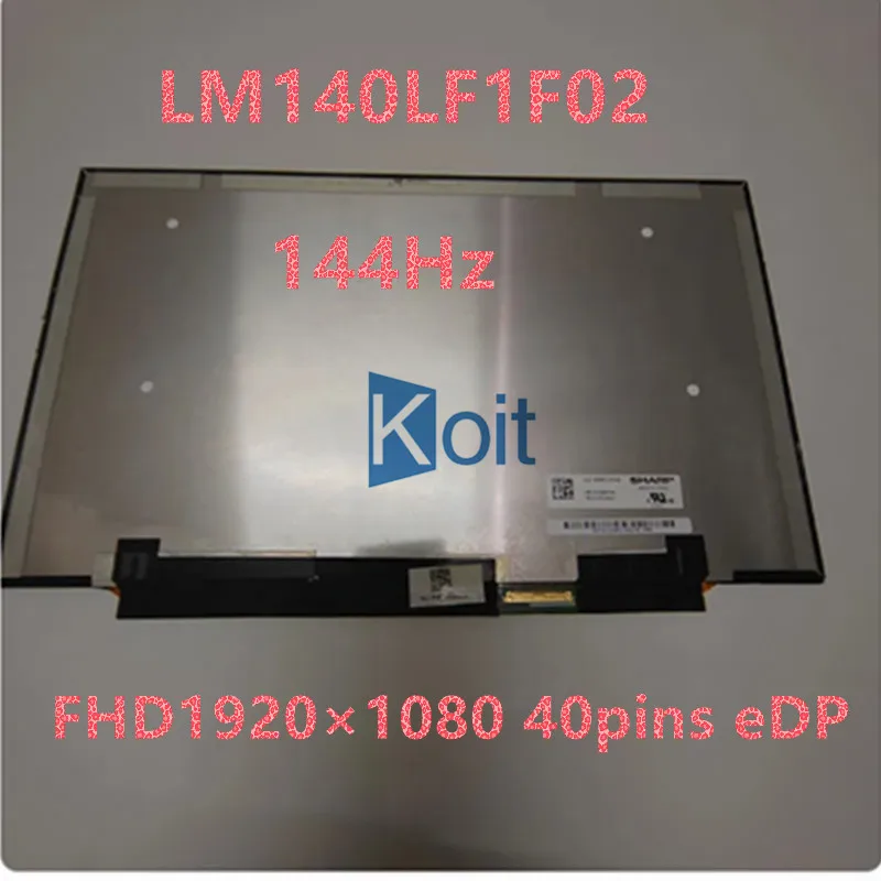 

14" IPS Laptop LCD Screen 144Hz LM140LF1F02 LQ140M1JW49 120Hz LM140LF1F01 For ASUS ROG Zephyrus G14 GA401Q PX401Q 40pins eDP