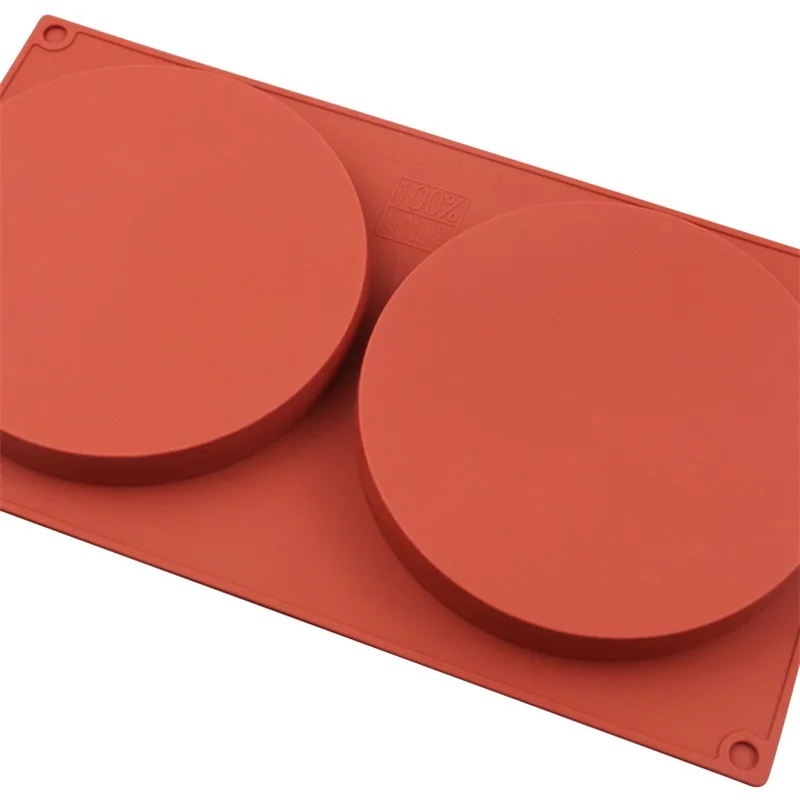 2 consecutive discs, silicone cake mold, chocolate cookie mold, DIY mooncake mold, baking tray mold