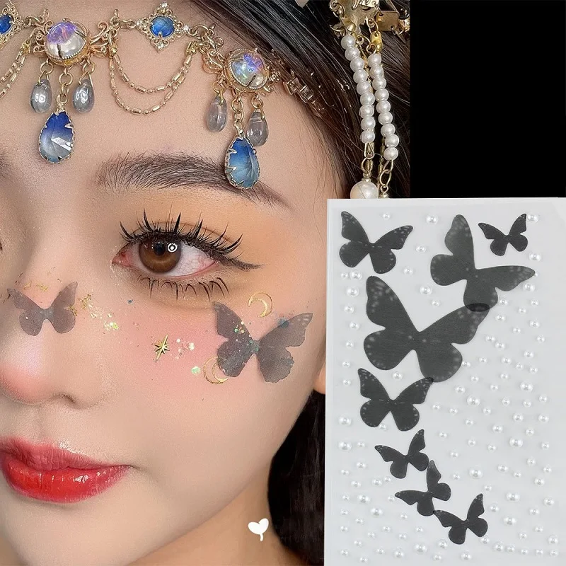 New Rhinestones for Face Festival Makeup Crystals Stickers for Kids Diamond  Gems Jewelry Stickers Adhesive Glitters for Face