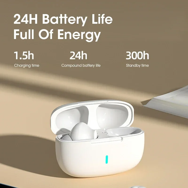 Bluetooth Earphones Wireless Sports Earphones HIFI Stereo Sound Quality Multifunctional Intelligent Noise Cancelling Earphones