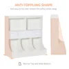 Toy Chest Kids Storage Organizer Wardrobe Display Bookcase w/ 3 Fabric Drawers 4