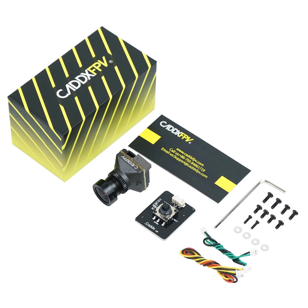CADDXFPV Ratel Pro Caméra Analogique 1500TVL 4.5-27V pour FPV Drone
