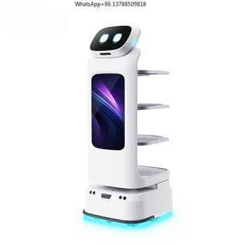 Robot Intelligente per la Consegna di Cibo per Ristoranti e Hotel, Cameriere Automatico per Servizio di Consegna Cibo