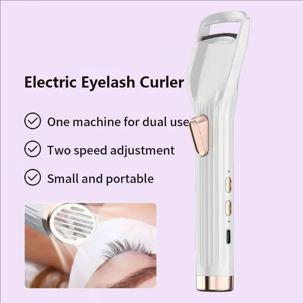 2 in 1 전기 속눈썹 컬러 충전식 화상 방지 보호 기능이 있는 열선 속눈썹 컬러 빠른 가열, 오래 지속되는 컬링