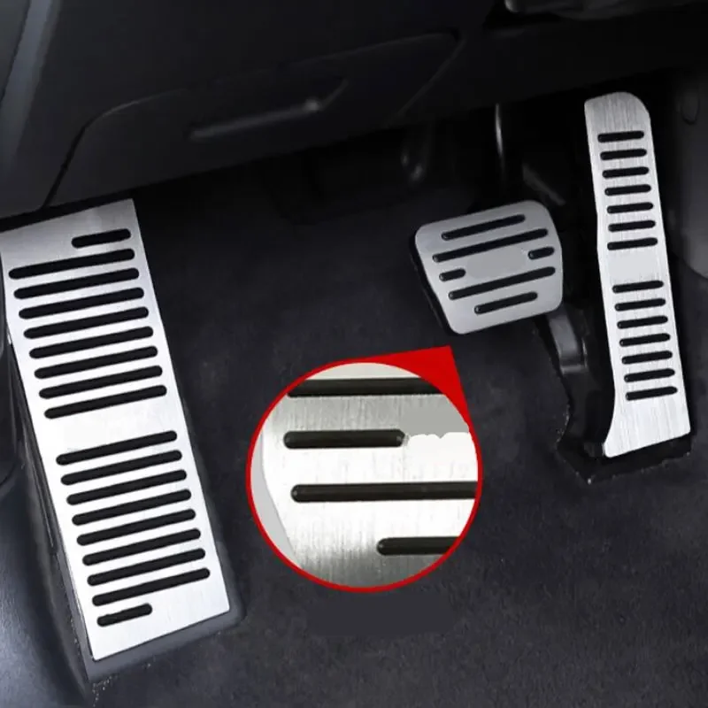 Car Foot Pedals for Audi Q3 8U 2013 2014 2015 Accessories Brake Stainless Steel Non-slip Pedal Cover Car-styling