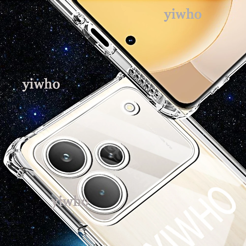 Shockproof Transparent Soft TPU Phone Case - Clear Protective Cover