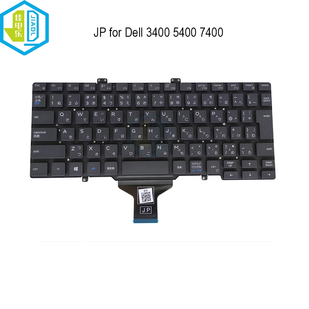 

Laptops Japanese Keyboard for Dell Latitude 5400 5401 7400 3400 L3400 7410 5402 0F2XFV F2XFV Japan replacement keyboards New
