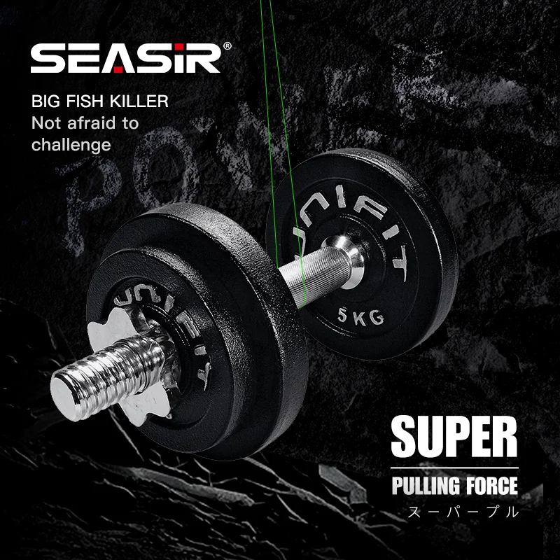 Seasir X4 2022 New Arrival Japan Original  Upgrade Micro 4 Braided 100m Multifilament High Strength PE Line 5