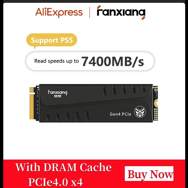 Fanxiang-Disque SSD interne pour PS5, PlayStation5, SSD M.2, 500