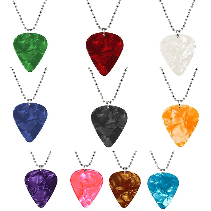 Hellfire Club Eddie Munson Guitar Pick Pendant Necklace Stranger Things