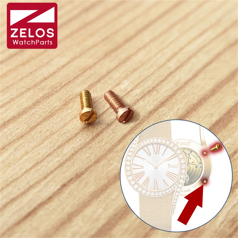Vite In Oro 18 Carati/Oro Rosa Per Cover Posteriore Della Cassa Dell'Orologio Pl Piaget Limelight Gala