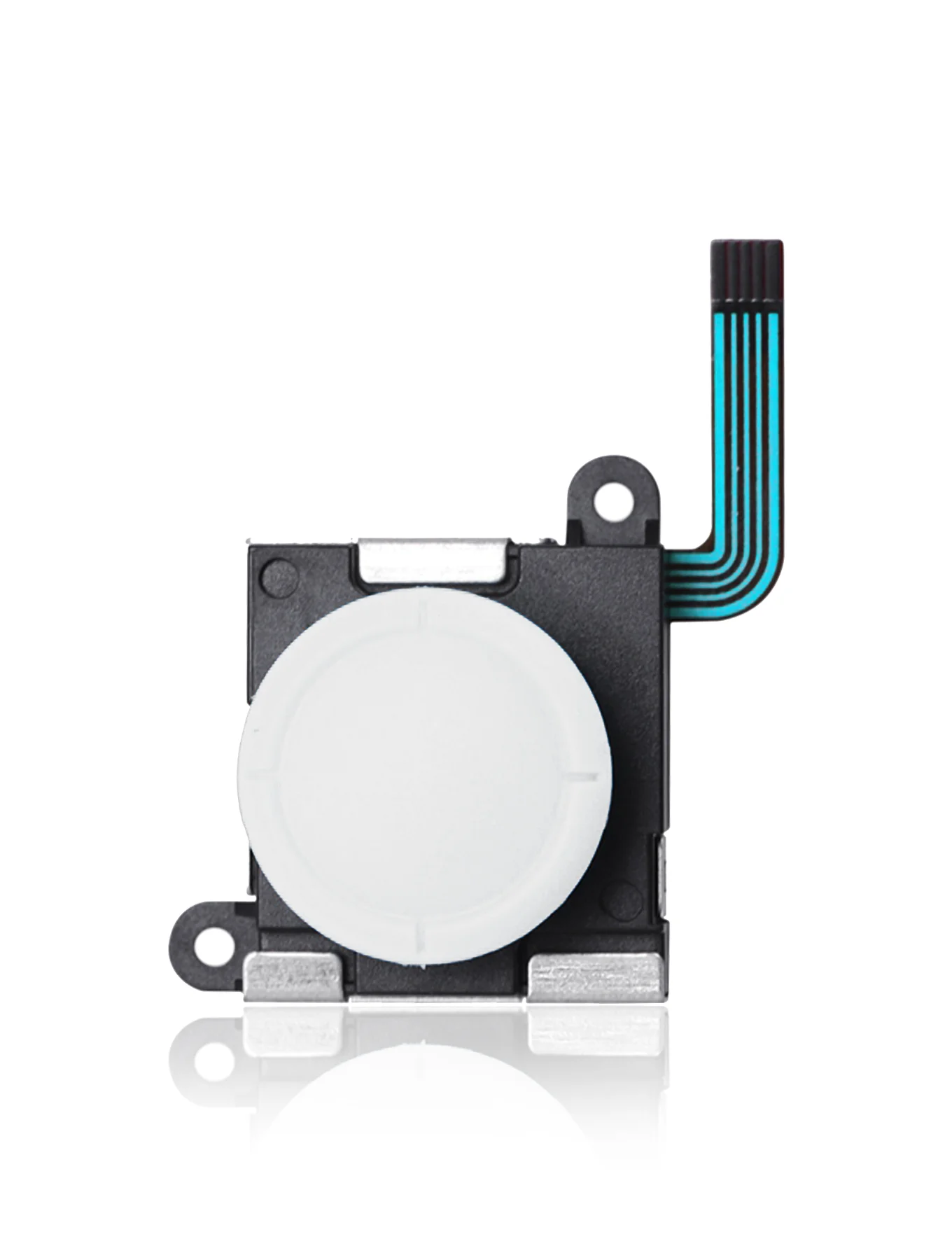 Una Coppia Per Nintendo Switch Oled Joy Con Controller Bianco 3D Analog Joystick Cap Thumbstick Compatibile