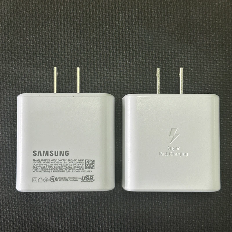 純正SAMSUNG充電器 45Wアダプター PD USB Type-C 超急速充電2.0