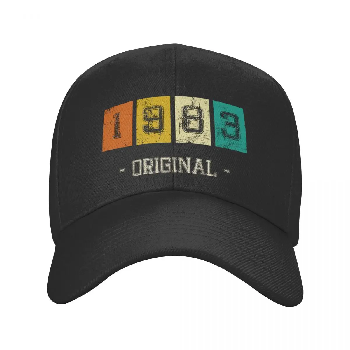 

Classic Vintage Born In 1983 Birth Year Trucker Hat Women Men Custom Adjustable Unisex Baseball Cap Spring