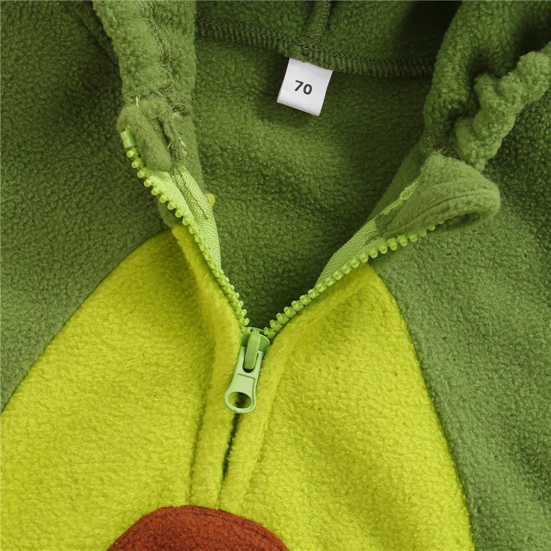 0-24months Unisex Baby Cosplay Rompers Set Green Avocado-Shaped Romper Stockings Infant Boy And Girls Stage Performance Bodysuit 5
