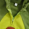 0-24months Unisex Baby Cosplay Rompers Set Green Avocado-Shaped Romper Stockings Infant Boy And Girls Stage Performance Bodysuit 5
