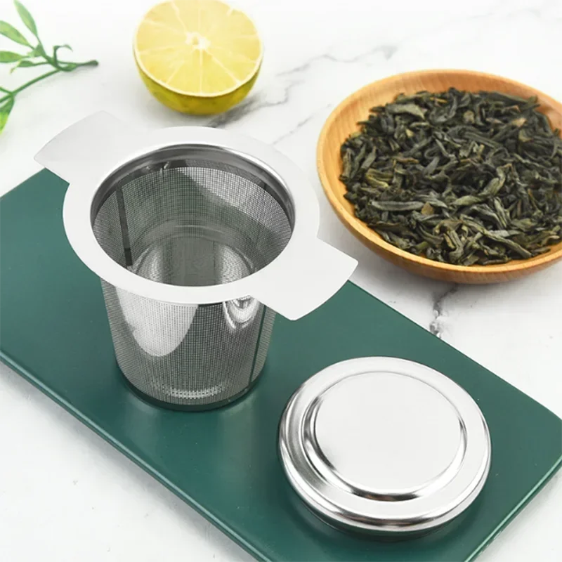 Tea Strainer Stainless Steel Reusable Pot Spice Strainer Leakage Tea Infuser Kitchen Accessories Filter Accessories