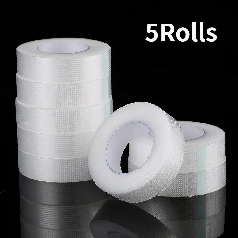 5 Rolls Eyelashes Extension PE Adhesive Tape Under Eye Patch Eye Tapes for Lashes Grafting Fake Eyelash Eyeliner Tapes Eyelash Extension Tape Eyelash Accessories Eyelash Extension Supplies