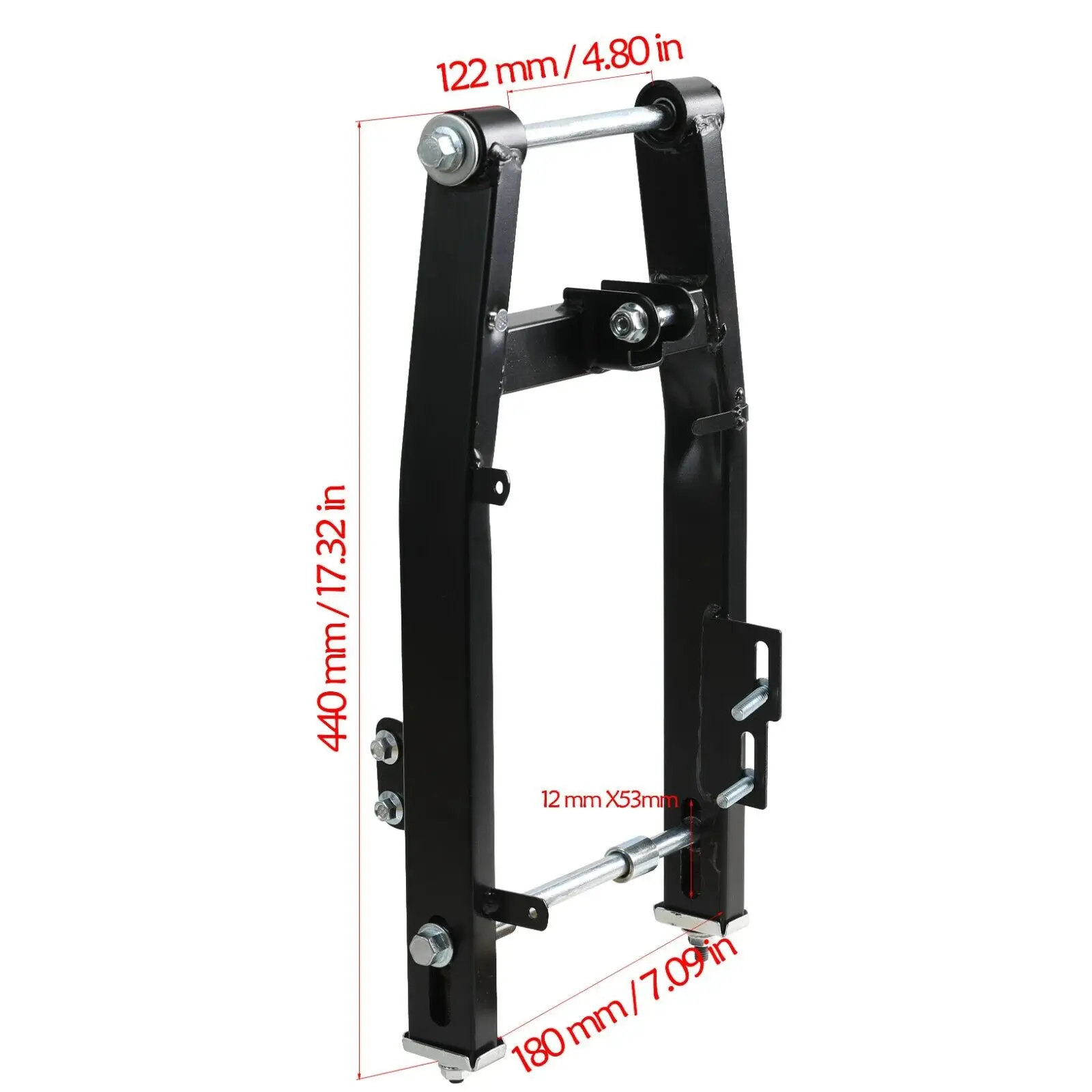 12" Motorcycle Rear Swingarm For Disc Brake 12mm Wheel Axle Dirt Pit Bike SSR Apollo Taotao For Honda CRF50 XR50 SSR110 Racing