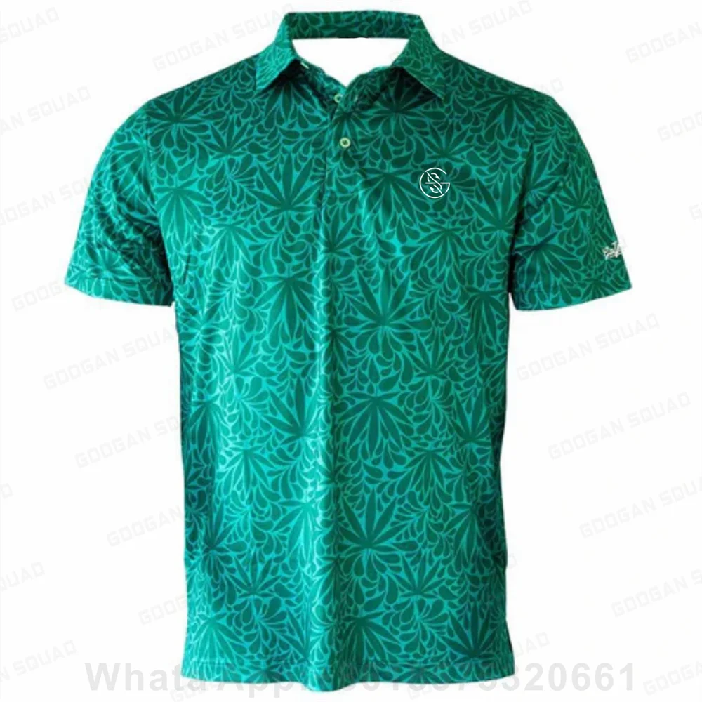 2023 New Golf Clothing Children Summer Short Sleeve Top Comfortable Casual Buttons Sports POLO Shirt Breathable Fashion T-Shirt