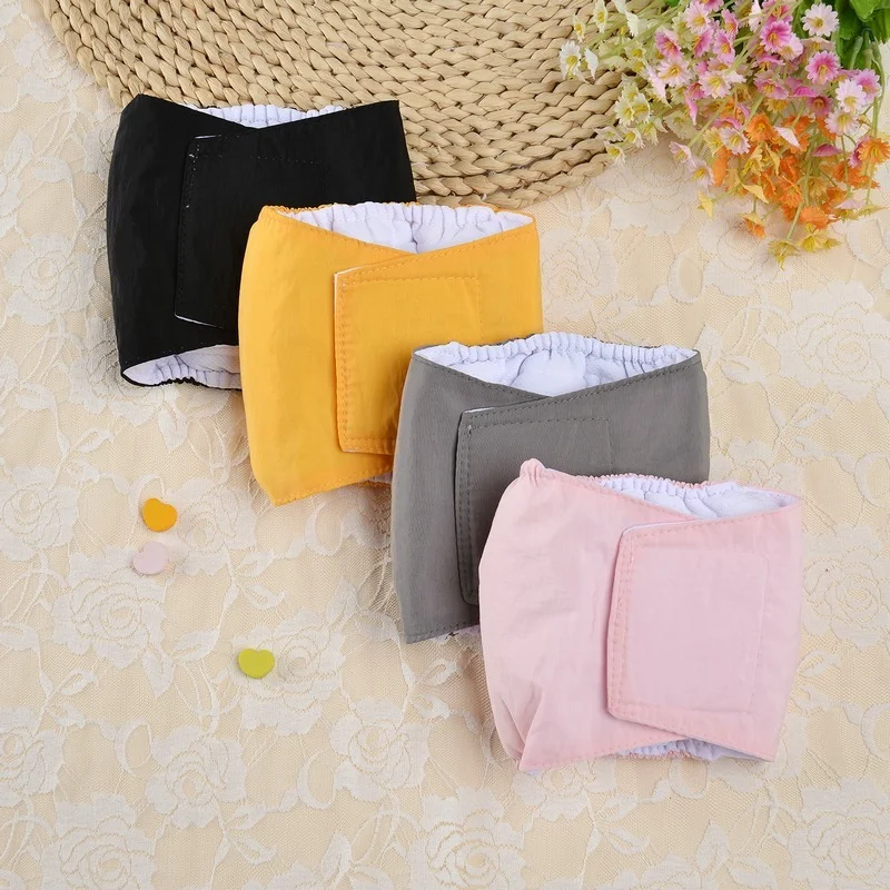 Dog Diapers Pet Diapers Dog Nappies Washable Physiological Pants Male Dog Panties Menstrual Safety Pets Sanitary XS-XL