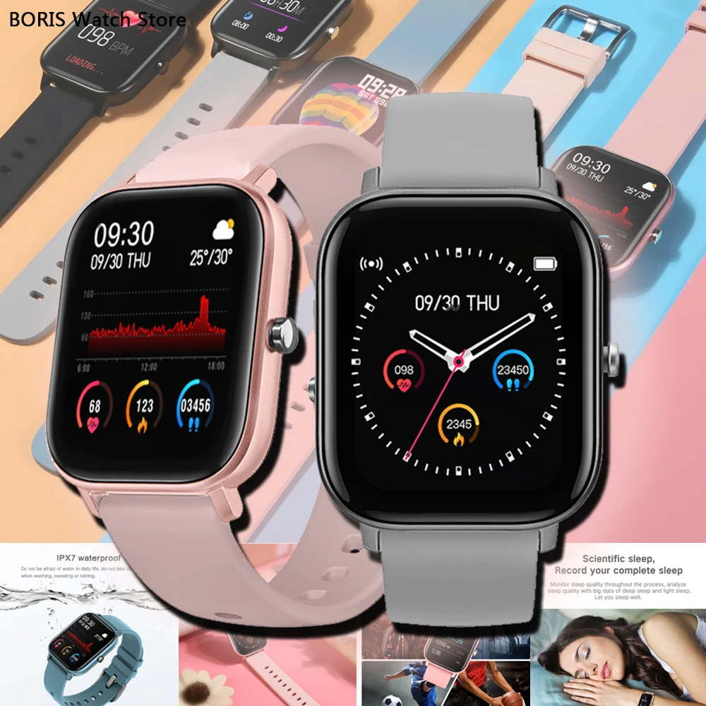 2022 New Bluetooth Calling Smart Watch Fashion P8 Smartwatch Fitness