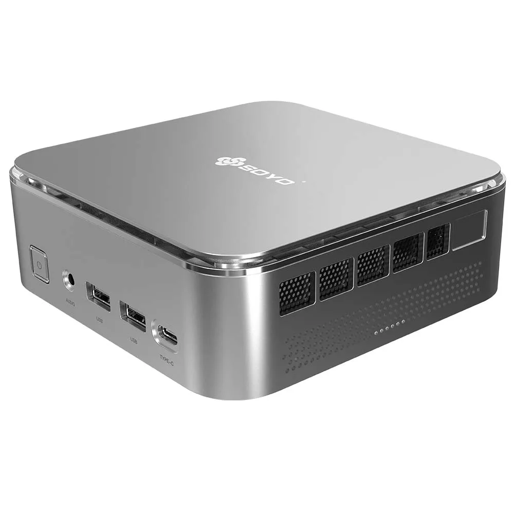 SOYO Mini PC NcuBox S4 PLUS, Ryzen 7 H255 DDR5 5600Mhz up to 64GB PCIe3.0 Nvme SSD WIFI6E BT5.2 8K HD DIY Gaming Computer - Image 3