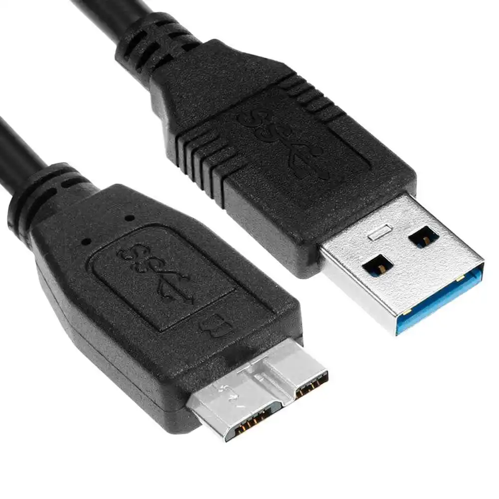 USB кабель для передачи данных 3 0 тип к Micro B Мужской супер скорость 4 8 Гбит/s черный