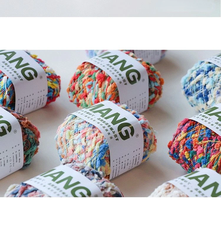 Description Picture 3 of itemOriginal Mixed Color Wool Colored Dots, Bean Yarn, Wool Ball, Woven Scarf, Coat, Sweater, Handmade Yarn Material, Wholesale