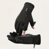 FLOWERS SPRAL Winter Fishing Gloves for Men & Women, Cold Weather Windproof Touchscreen Warm Cycling Gloves for Ski Motorcycle ﻿