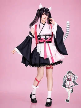Costume Cosplay Unisex della Principessa Cosmica Kaguya Noi Komazawa, Outfit del Personaggio Anime per Giochi di Ruolo, Set per Feste di Halloween e Convenzioni