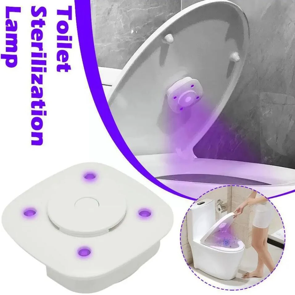 Toilet Lamp Sterilizer Deodorization Smart On/Off Family Health Toilets Germicidal Light USB Rechargeable UV Disinfection Lamp