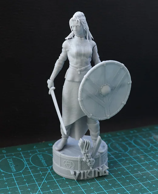 New Unassembled 1/24 75mm Viking Shieldmaiden Lagertha Army soldier Resin  Kit DIY Toys Unpainted resin model - AliExpress