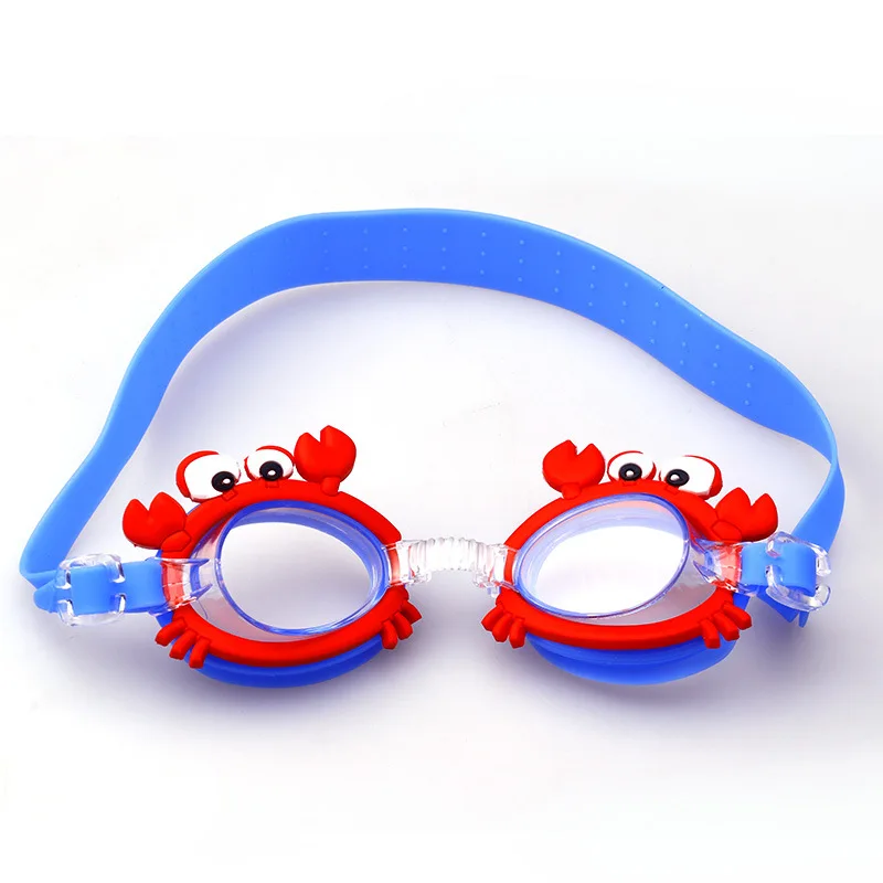 New Waterproof anti-fog Cute Baby Cartoon Mirror Goggles For Children To Learn Swimming Glasses Belt Can Be Adjusted 5