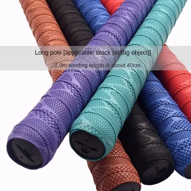 2M Non-slip Sticky Sweat-absorbent Belt Extended Fishing Rod Winding Belt Bicycle Handle Belt Badminton Net Winding Tape 5